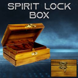Spirit Lock Box Kästchen kann nur vom Zauberer geöffnet werden. Toller MiZaubertrick