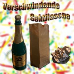 Verschwindende Sektflasche Zaubetrick für die Bühne