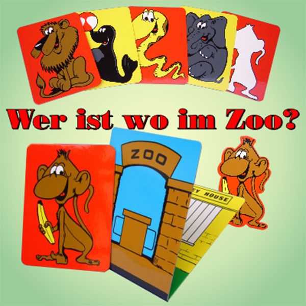 Wer ist wo im Zoo? Zaubertrick für Kinder