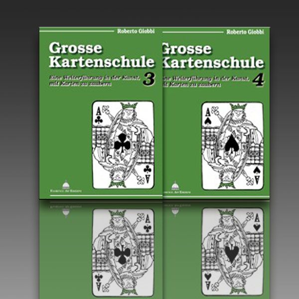 Grosse Kartenschule Band 3-4 Roberto Giobbi Zauberbuch