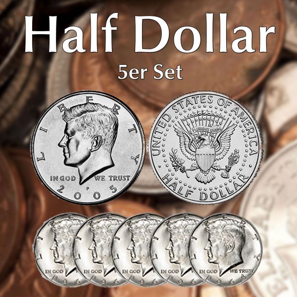 Half Dollar Zauberzubehör Zaubern mit Münzen