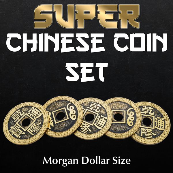 Super Chinese Coin Set Morgan Dollar Zaubertrick
