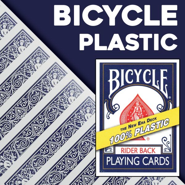 Bicycle - 100% plastic - Blue back