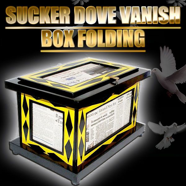 Sucker Dove Vanish Box Folding Zaubertrick 
