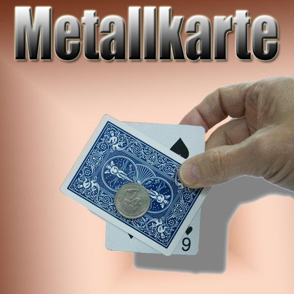 Metallkarte Bicycle Trickkarte