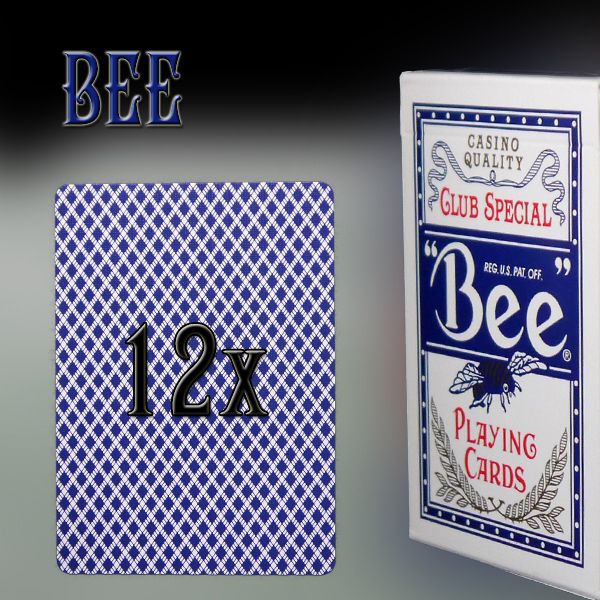 Bee Kartenspiele, 12 Stück Kartenspiele für Zauberkünstler