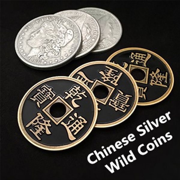 Chinese Silver Wild Coin Münzentricks Close Up