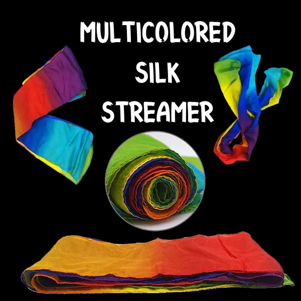 Multicolored Silk Streamer