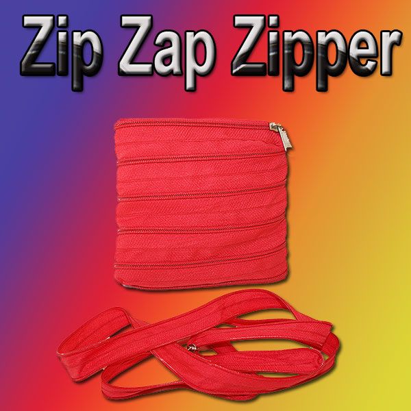 Zip Zap Zipper Ribbon to Bag Zaubertrick 
