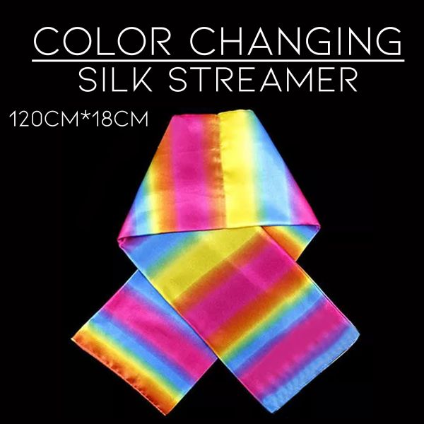 Color Changing Silk Streamer Rainbow