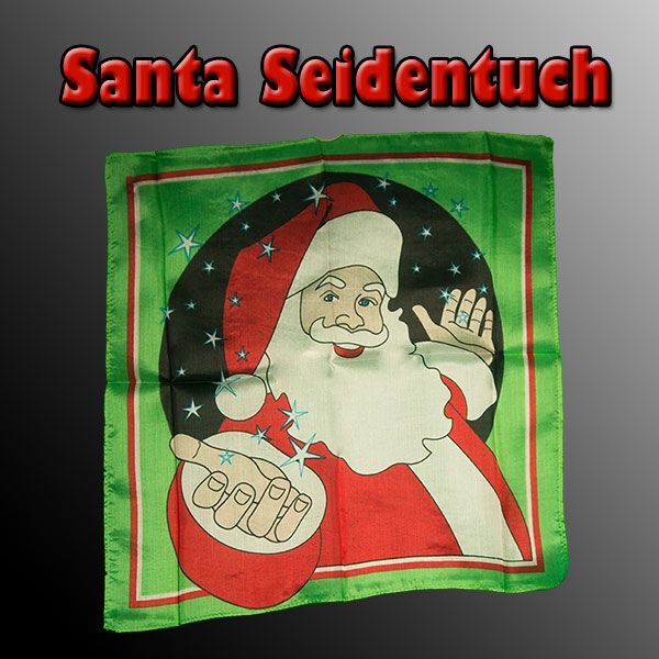 Santa Seidentuch Zaubertrick für Weihnachten