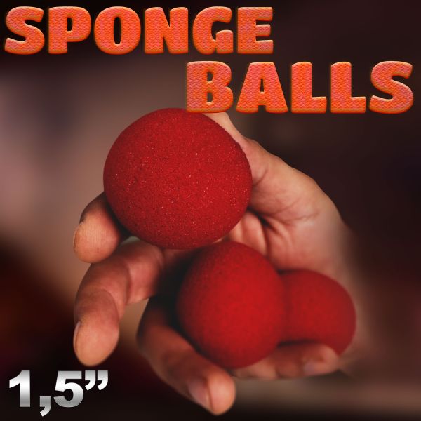 Sponge Balls 1,5 Inch supersoft versch. Farben