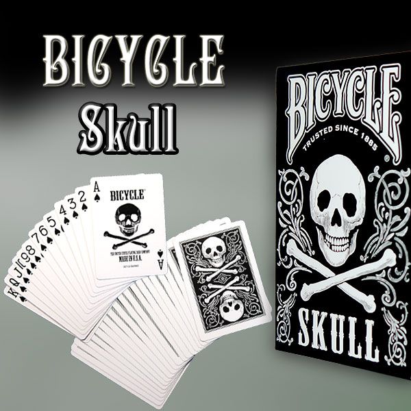 Bicycle - Skull Kartenspiel für Zauberkünstler