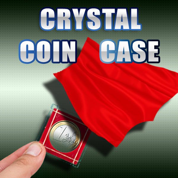 Crystal Coin Case Zaubertrick für Anfänger