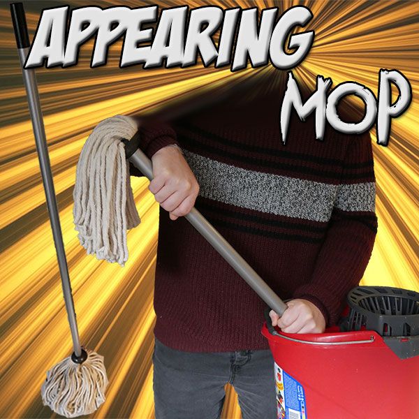 Appearing Mop Zaubertrick Stand-Up