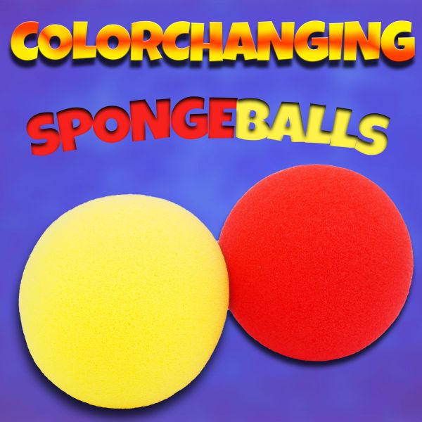 Colorchanging Spongeballs Zaubertrick mit Spongeballs