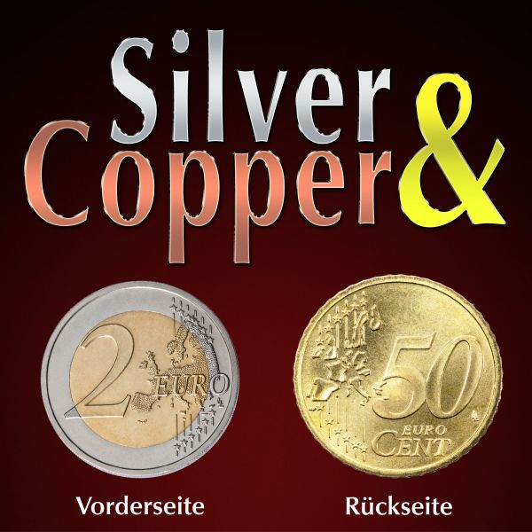 Silver Copper 2 Euro 50 Cent