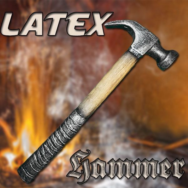 Latex Hammer Zauberzubehör Comedy 