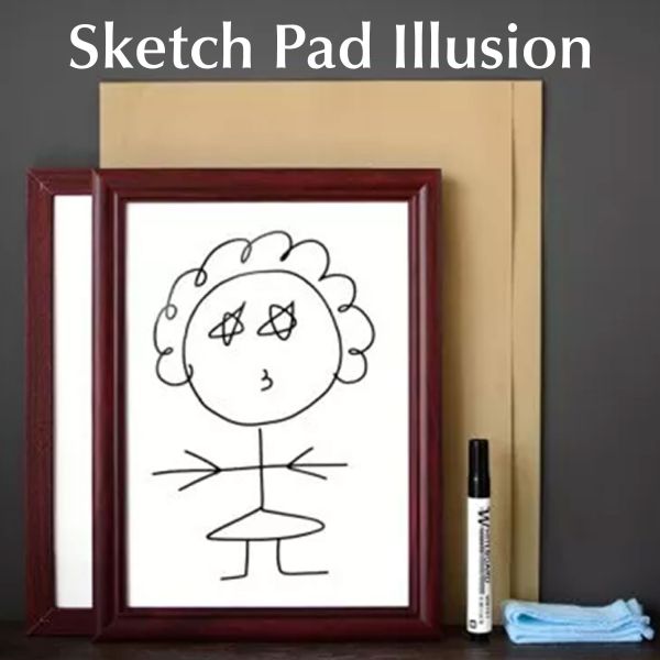 Sketch Pad Illusion Zaubertrick