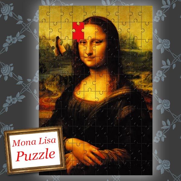 Mona Lisa Puzzle Zaubertick Bühne