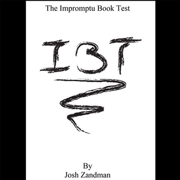 Impromptu Book Test (IBT) by Josh Zandman