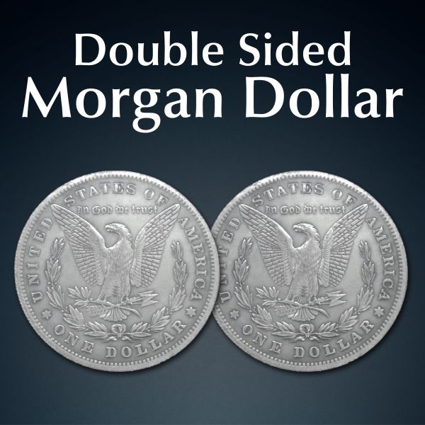 Doppelkopfmünze Morgan Dollar Trickmünze Zauberzubehör