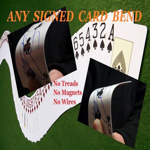 Any signed card bend - Sylar Kartentrick