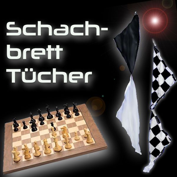 Schachbretttücher Zaubertrick Stand-Up
