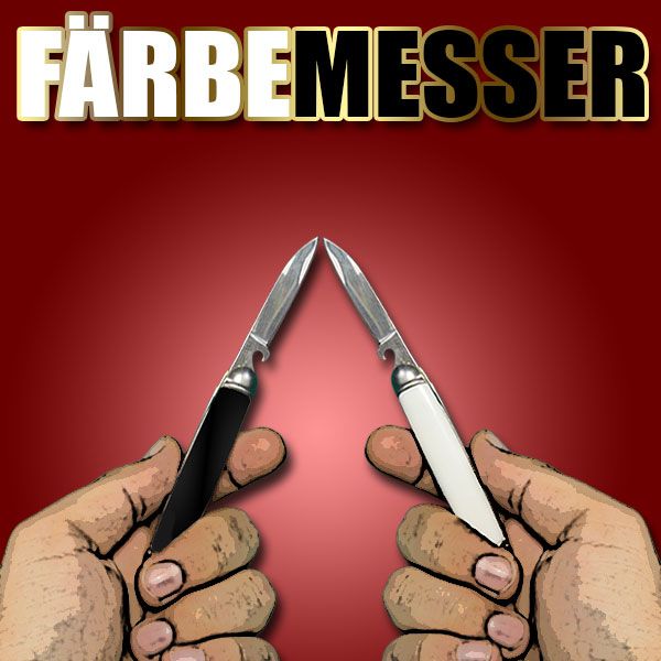 Färbemesser Zaubertrick zum immer dabei haben