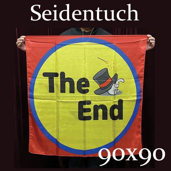 Seidentuch „The End“ 90x90 cm