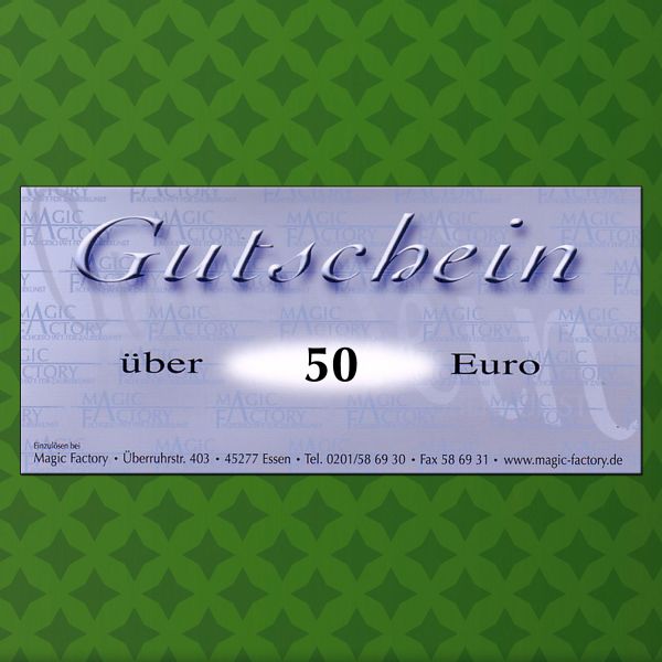 Gutschein für Zaubertricks 50€