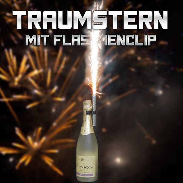 Traumstern mit Flaschenclip