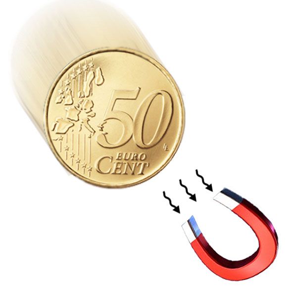 Stahlkern 50 Euro Cent Trickmünze Zauberzubehör