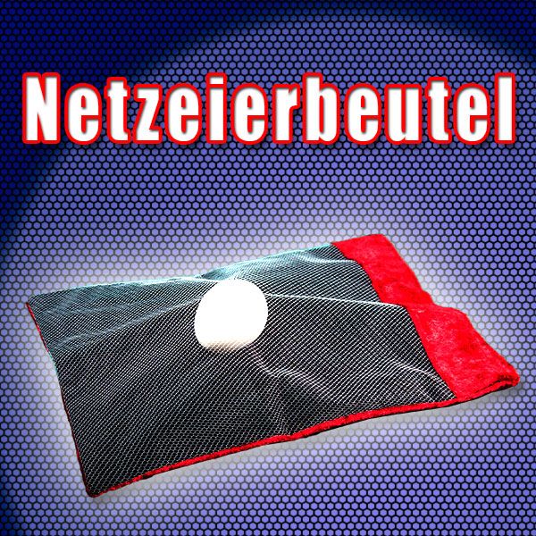 Netzeierbeutel Zaubertrick Bühne