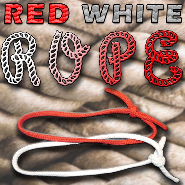 Red and White Ropes