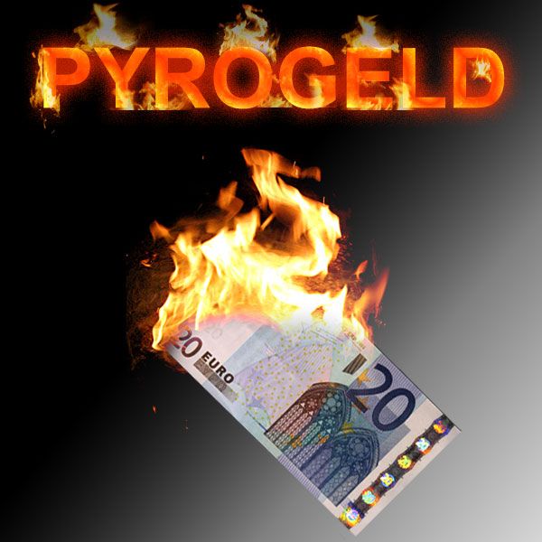 Pyrogeld Zaubertrick Stand-Up