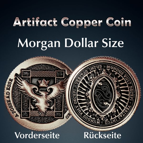 Artifact Copper Coin Morgan Dollar