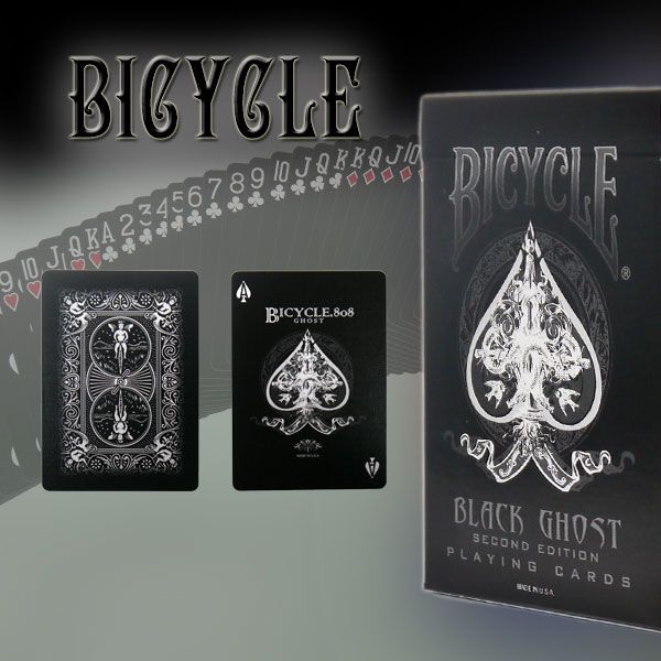 Bicycle Black Ghost Kartenspiel für Zauberkünstler