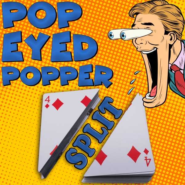 Pop Eyed Popper Split Deck Kartentrick