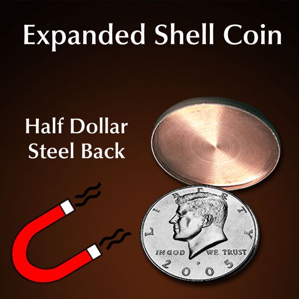 Steel Back Half Dollar