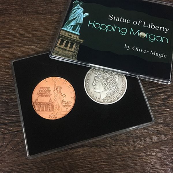 Hopping Morgan Zaubertrick mit Münzen