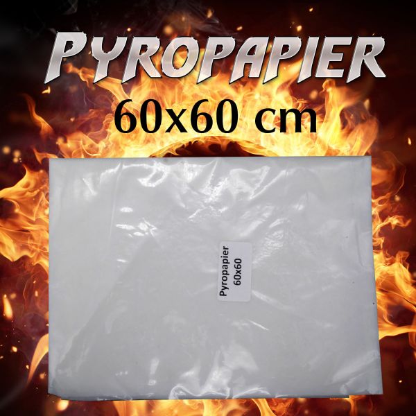 Pyropapier 60cm x 60cm Pyroeffekt Zauberzubehör 