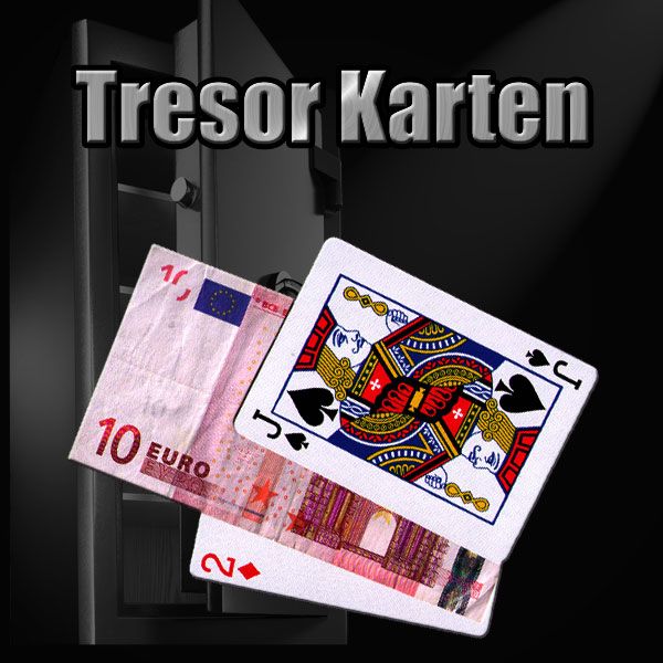 Tresor Karten Zaubertrick