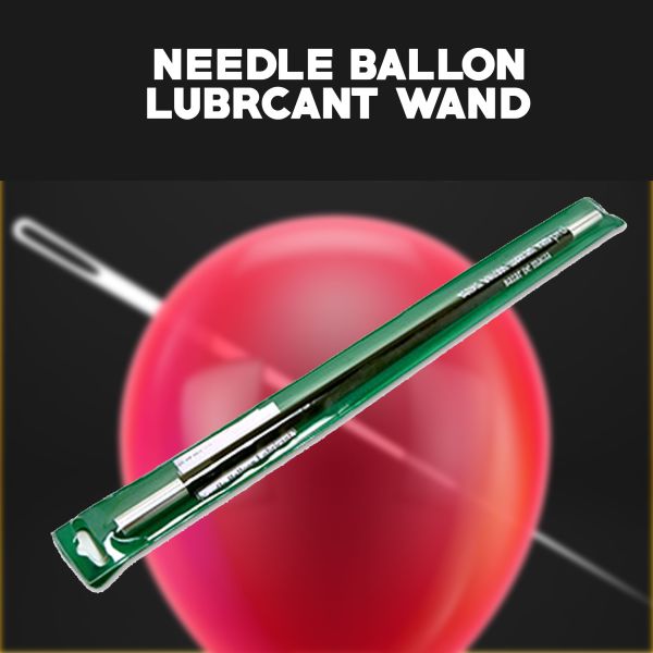 Needle Balloon Lubricant Wand Silver Tips