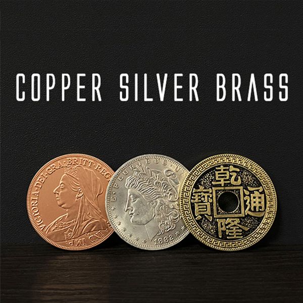 Copper Silver Brass Morgan Dollar Zaubertrick mit Münzen