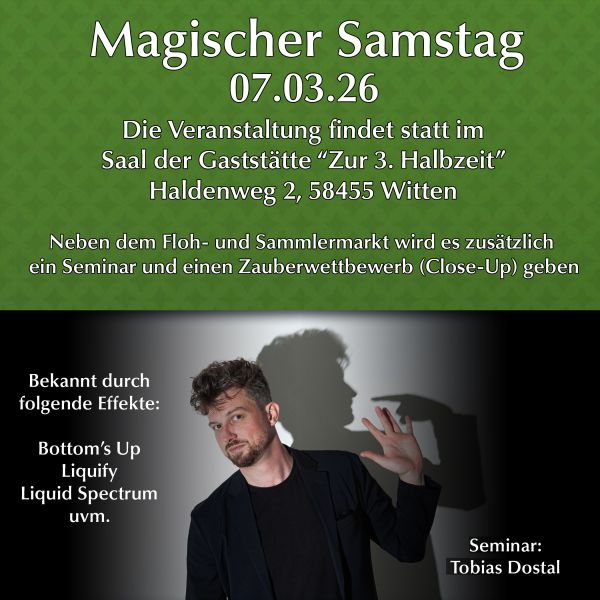 Magischer Samstag 07.03.2026