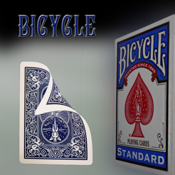 Bicycle Doppelrücken blau/blau Trickkartenspiel für Zauberkünstler