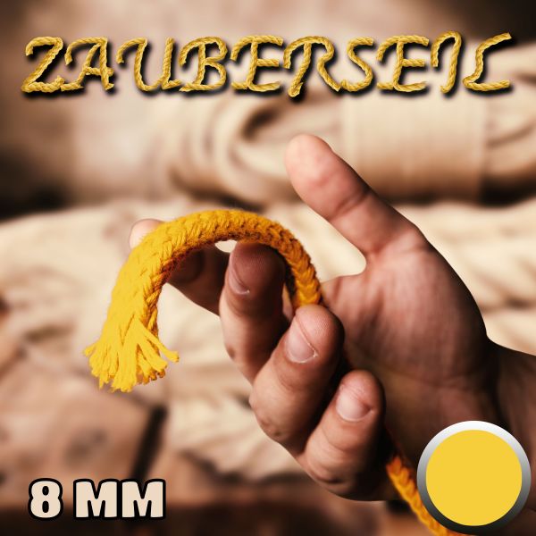 Zauberseil 8 mm gelb Zauberzubehör