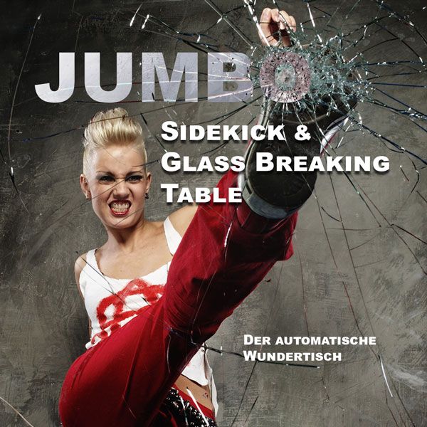 Jumbo Sidekick and Glass Breaking Table