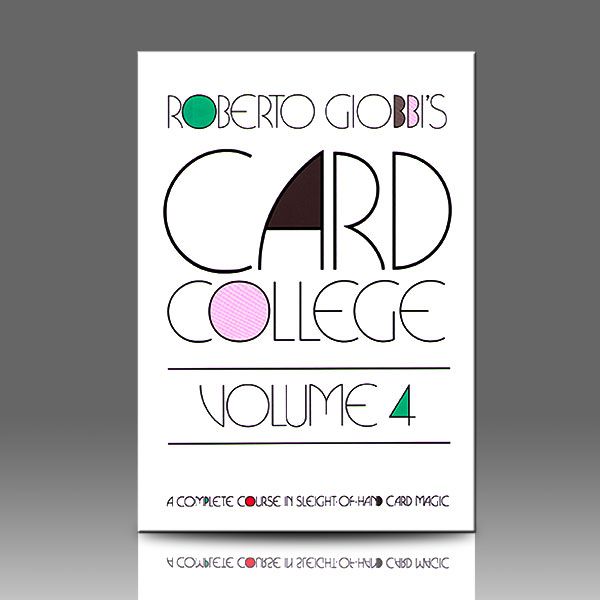 Card College Volume 4 by Roberto Giobbi Zauberbuch